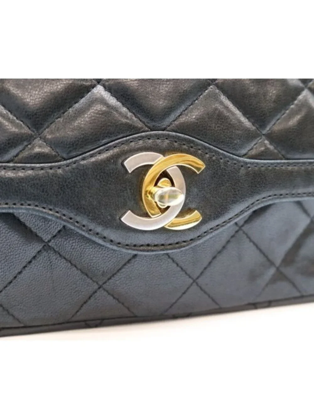 Chanel Black Lamb Limited Edition Single Flap Quilted 19 Shoulder